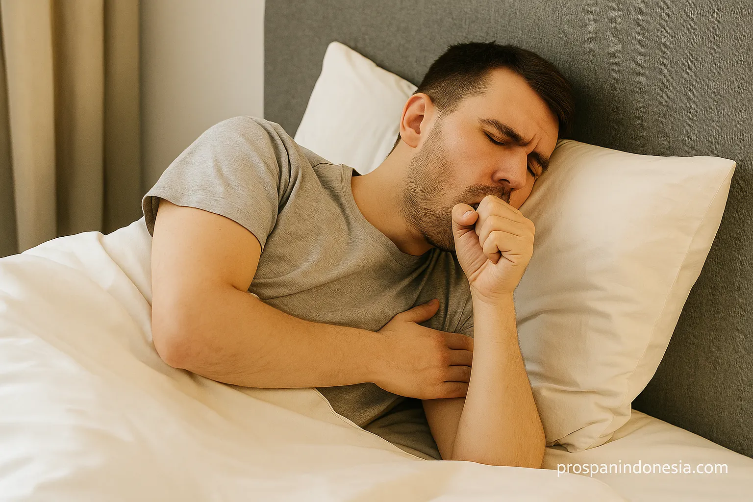 7 cara tidur agar tidak batuk di malam hari