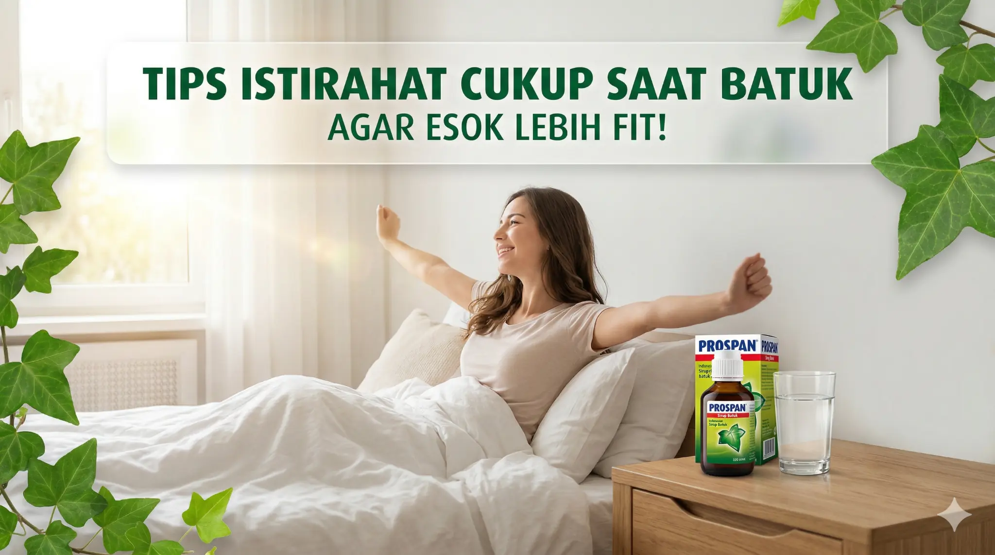 Tips Istirahat Cukup Saat Batuk Agar Esok Lebih Fit