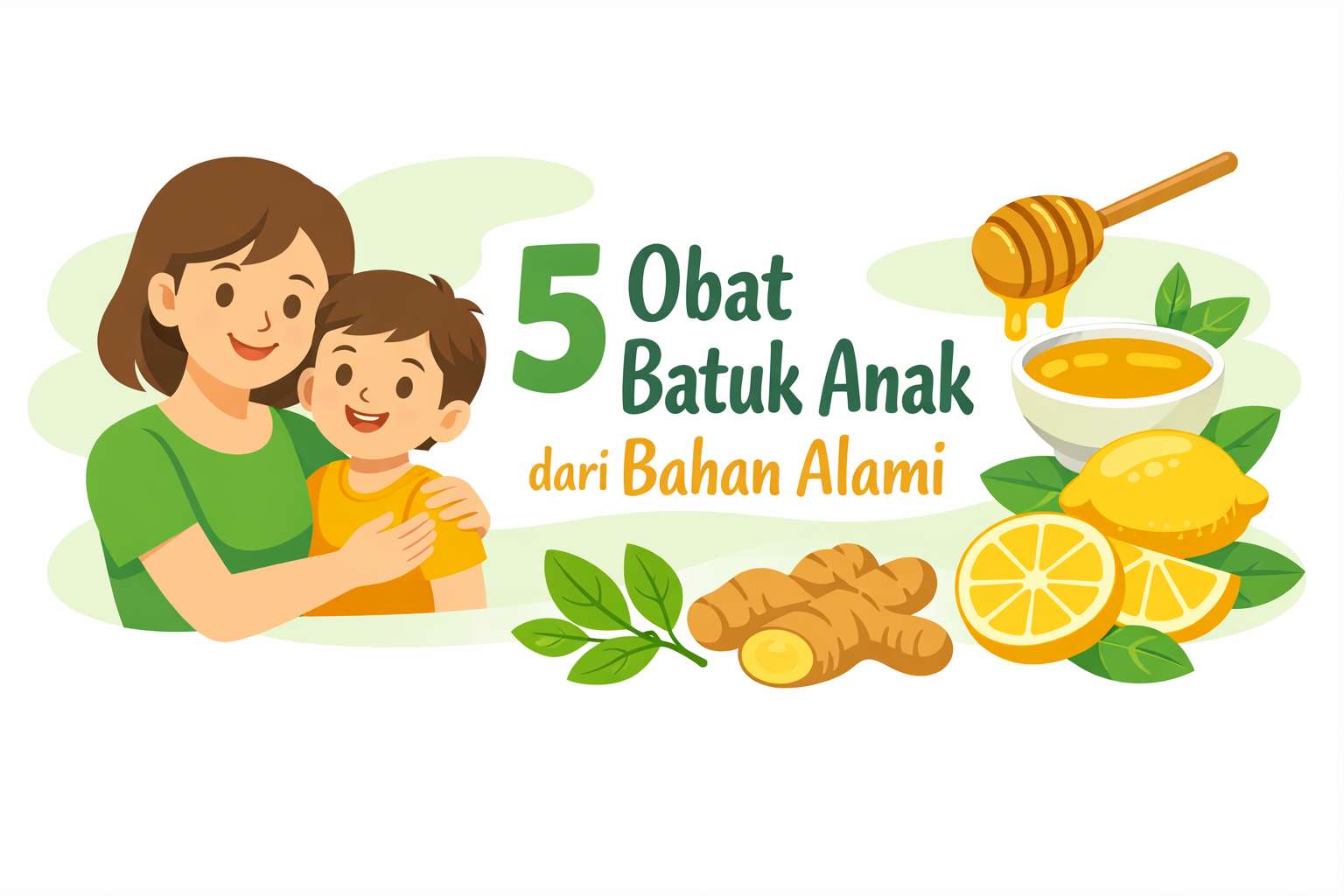 5 Obat Batuk Anak yang Aman dan Efektif dari Bahan Alami