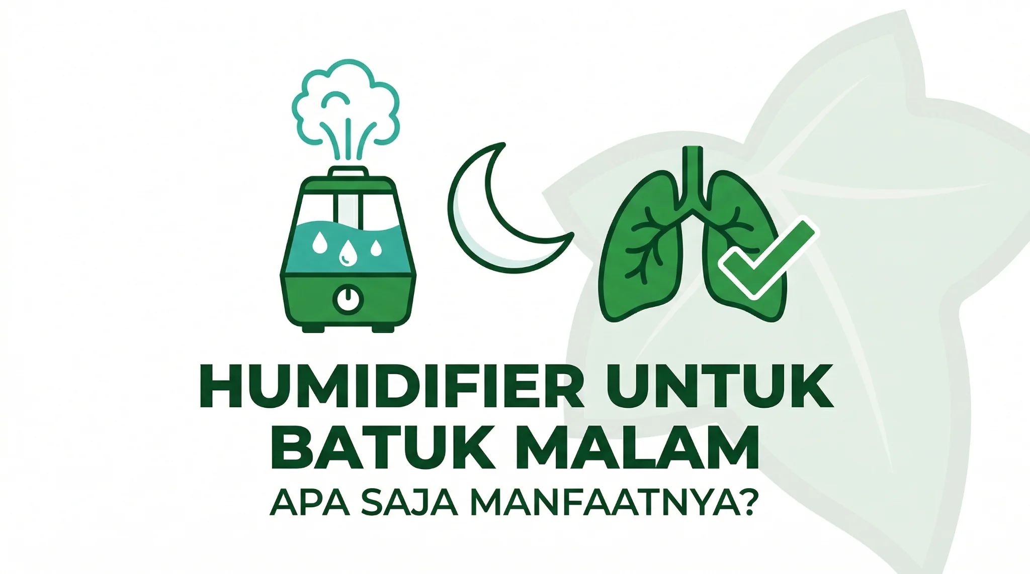 5 Manfaat Humidifier untuk Batuk Malam Hari, Cek Yuk!
