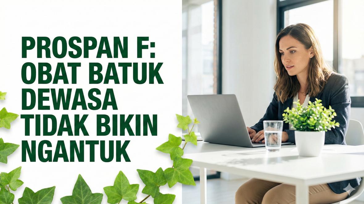 Prospan F: Solusi Obat Batuk Dewasa yang Tidak Bikin Ngantuk