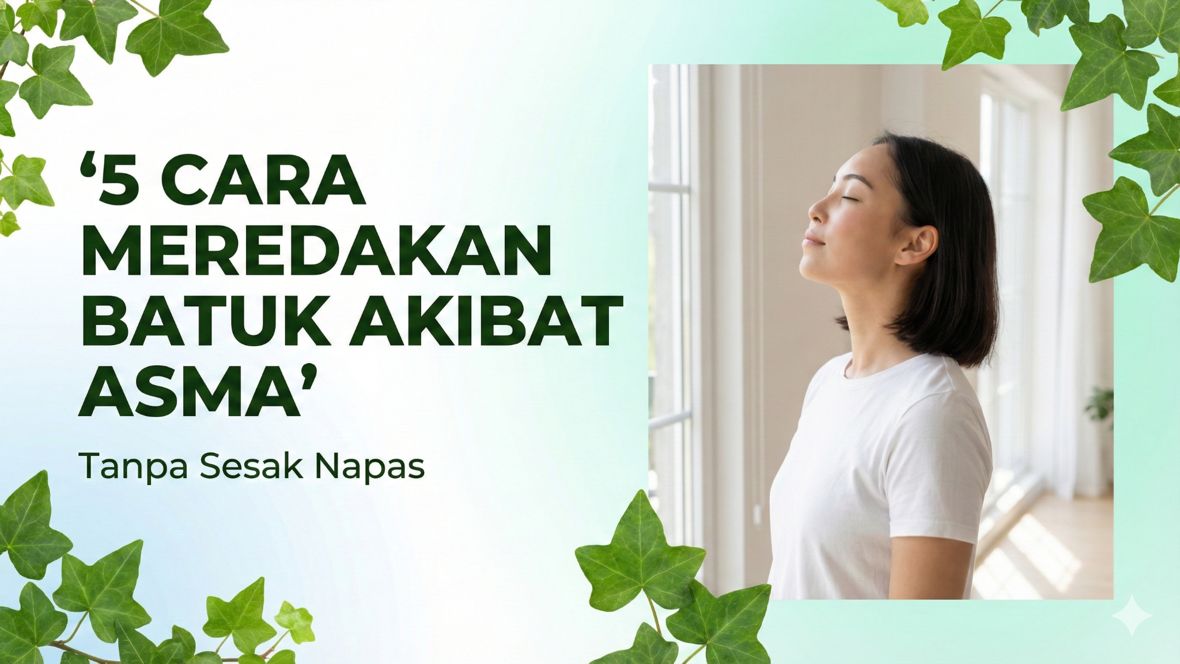 5 Cara Meredakan Batuk Akibat Asma Tanpa Sesak Napas