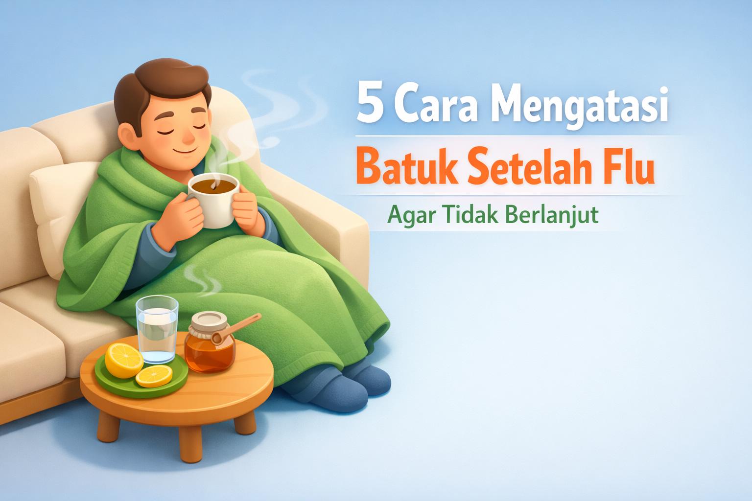 5 Cara Mengatasi Batuk Setelah Flu Agar Tidak Berlanjut