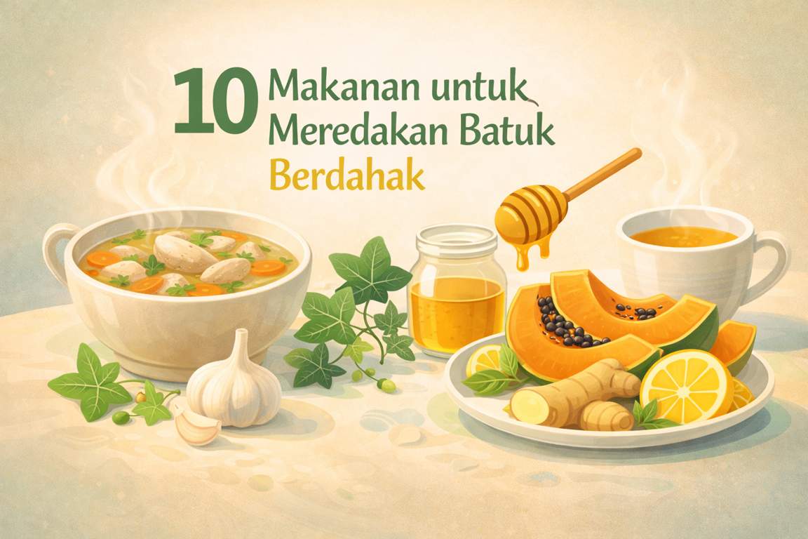 10 Makanan yang Membantu Meredakan Batuk Berdahak Dengan Cepat
