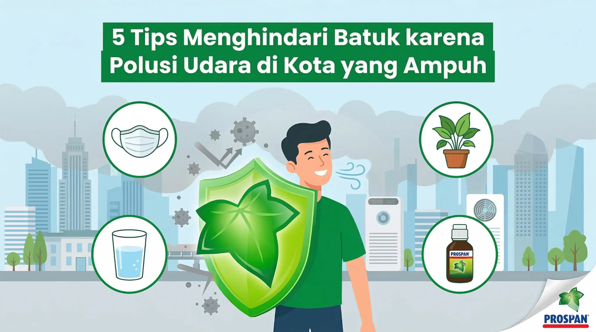 5 Tips Menghindari Batuk karena Polusi Udara di Kota yang Ampuh