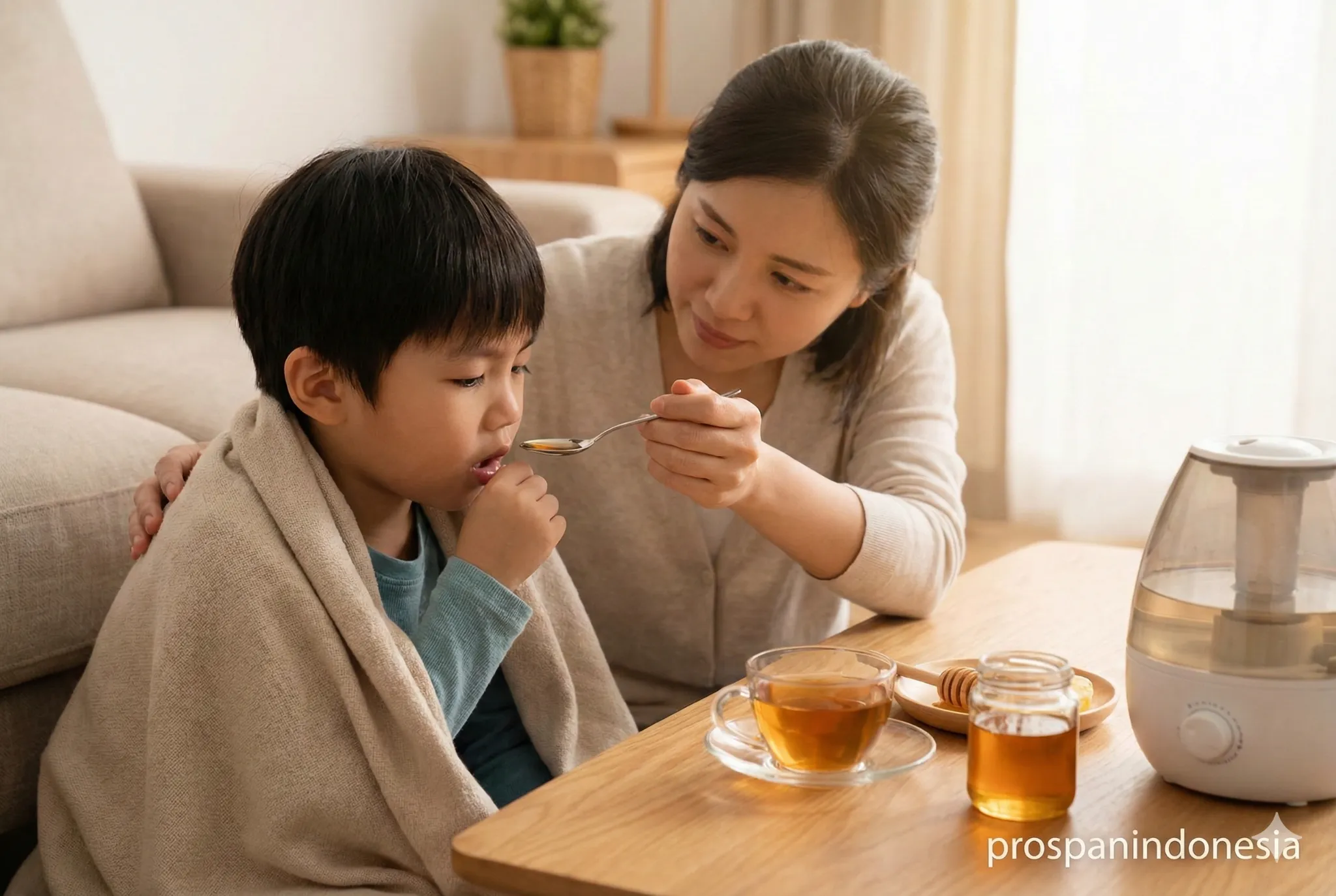 Cara Mengobati Sakit Tenggorokan dan Batuk Anak yang Aman