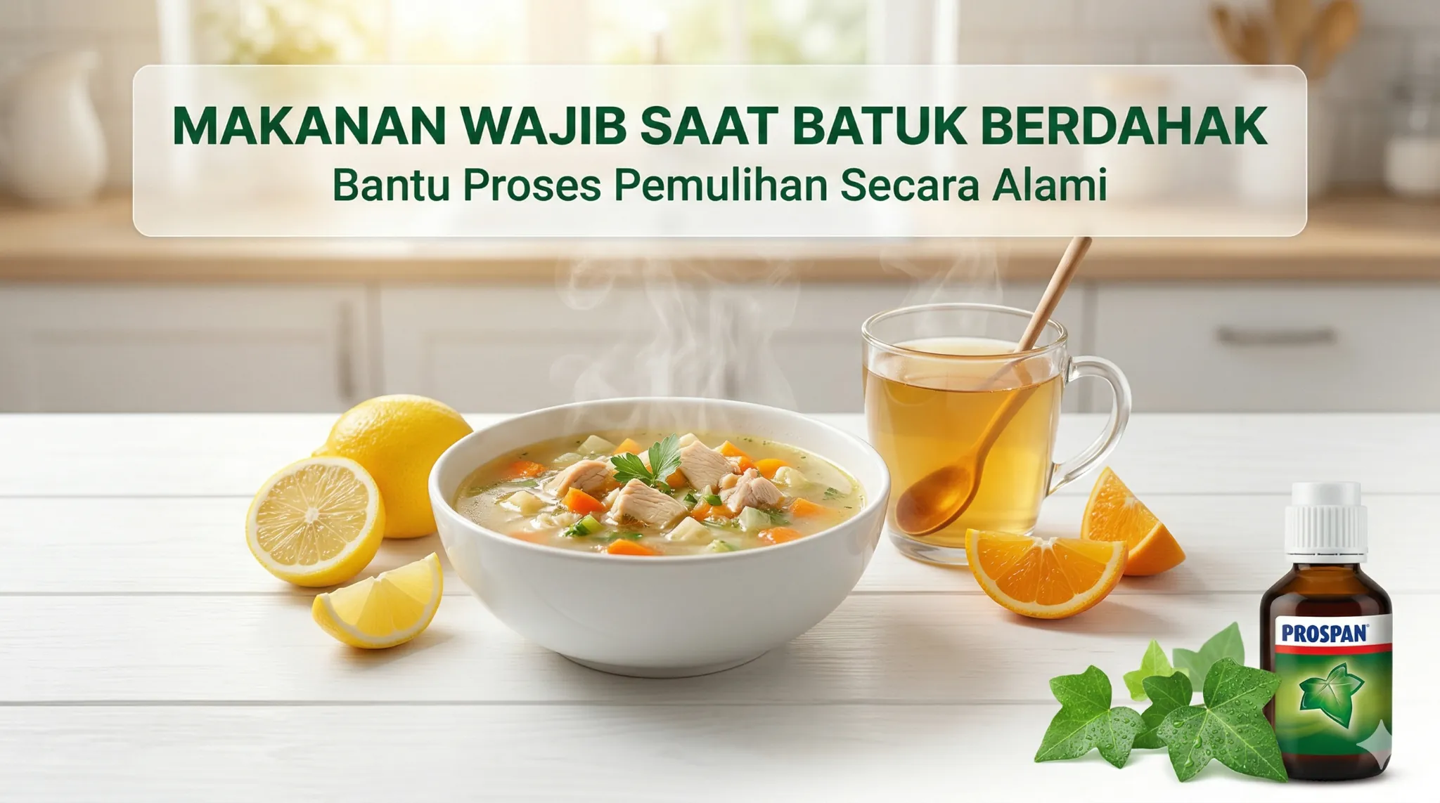 10 Makanan Wajib Saat Batuk Berdahak untuk Mendukung Pemulihan